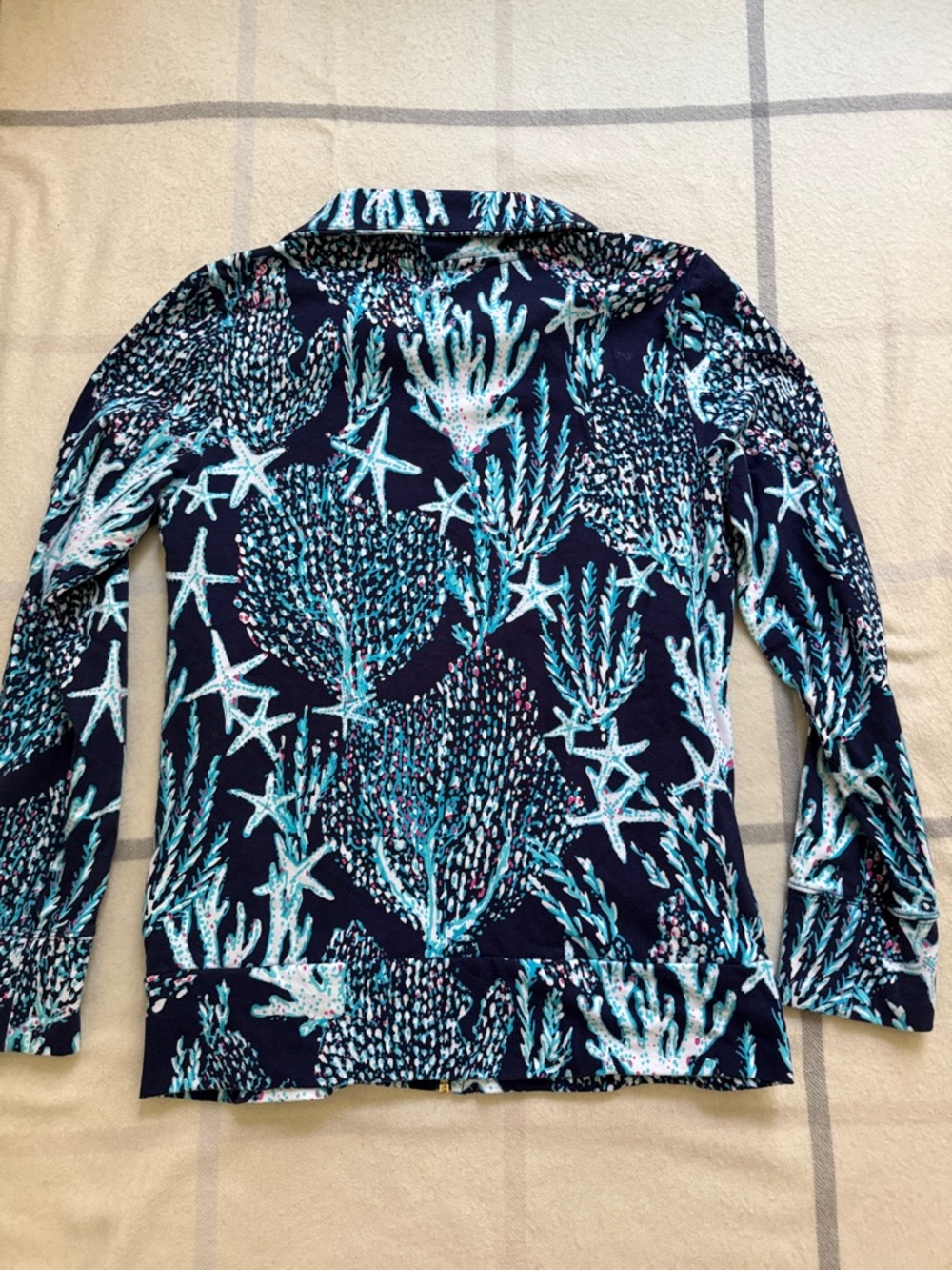 Lilly Pulitzer Good Reef Leona Full Zip Jacket - Picture 2 of 12